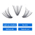 Cluster Eyelashes 0.07mm Thickness Individual Lashes Mix 8-16mm C&D Curl 5 Row